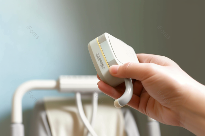 把超声波传感器拿在手里医疗设备,高清,摄影图,摄影图片,图片大全,摄影图免费下载